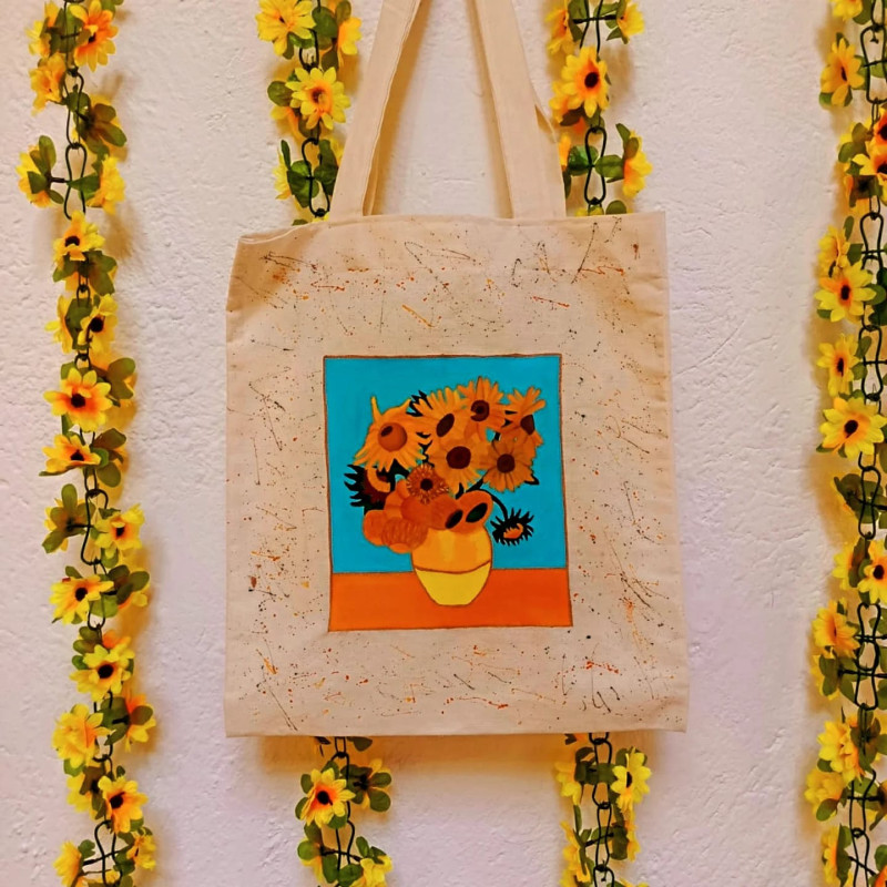 Tote Bag de los Girasoles de Van Gogh