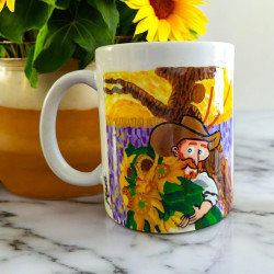 Taza de Van Gogh y sus girasoles