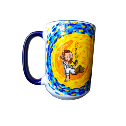 Taza van gogh Pintada a mano