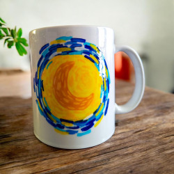 Taza de Mirando el cielo con Van Gogh