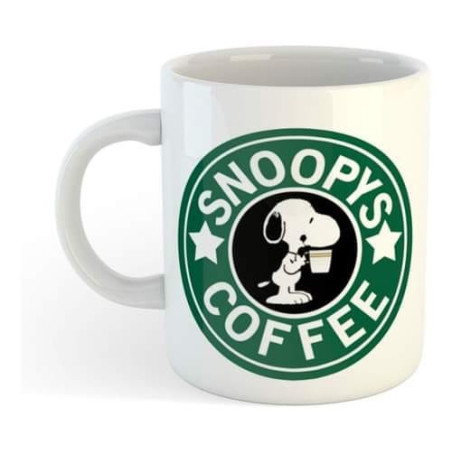 Taza Snoopy Coffee | Taza Sublimada 11 oz para Café