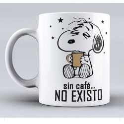 Taza Snoopy sin cafe – Taza Sublimada 11 oz