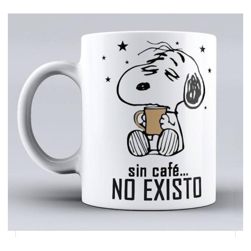 Taza Snoopy sin cafe – Taza Sublimada 11 oz