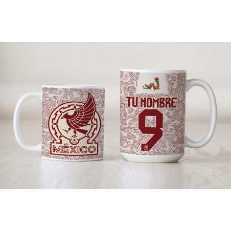Taza México Mundial 2022 | Taza Fútbol 11 oz