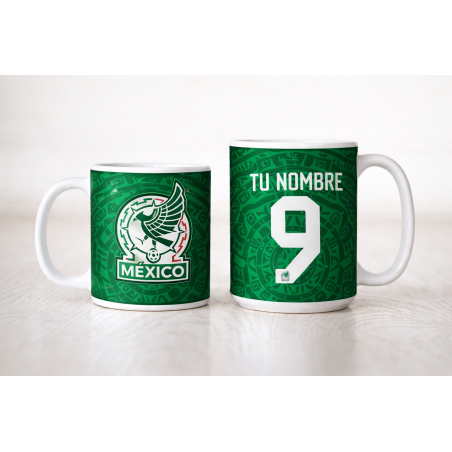 Taza México 2026 Local | Taza Estilo Jersey 11 oz
