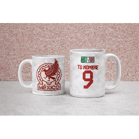 Taza México 2026 Visitante | Taza Estilo Jersey 11 oz